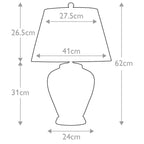 Tischleuchte Arum Lily (schwarz) 1x - Elstead Lighting