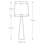 Tischleuchte Ascent (Nickel) 1x - Elstead Lighting