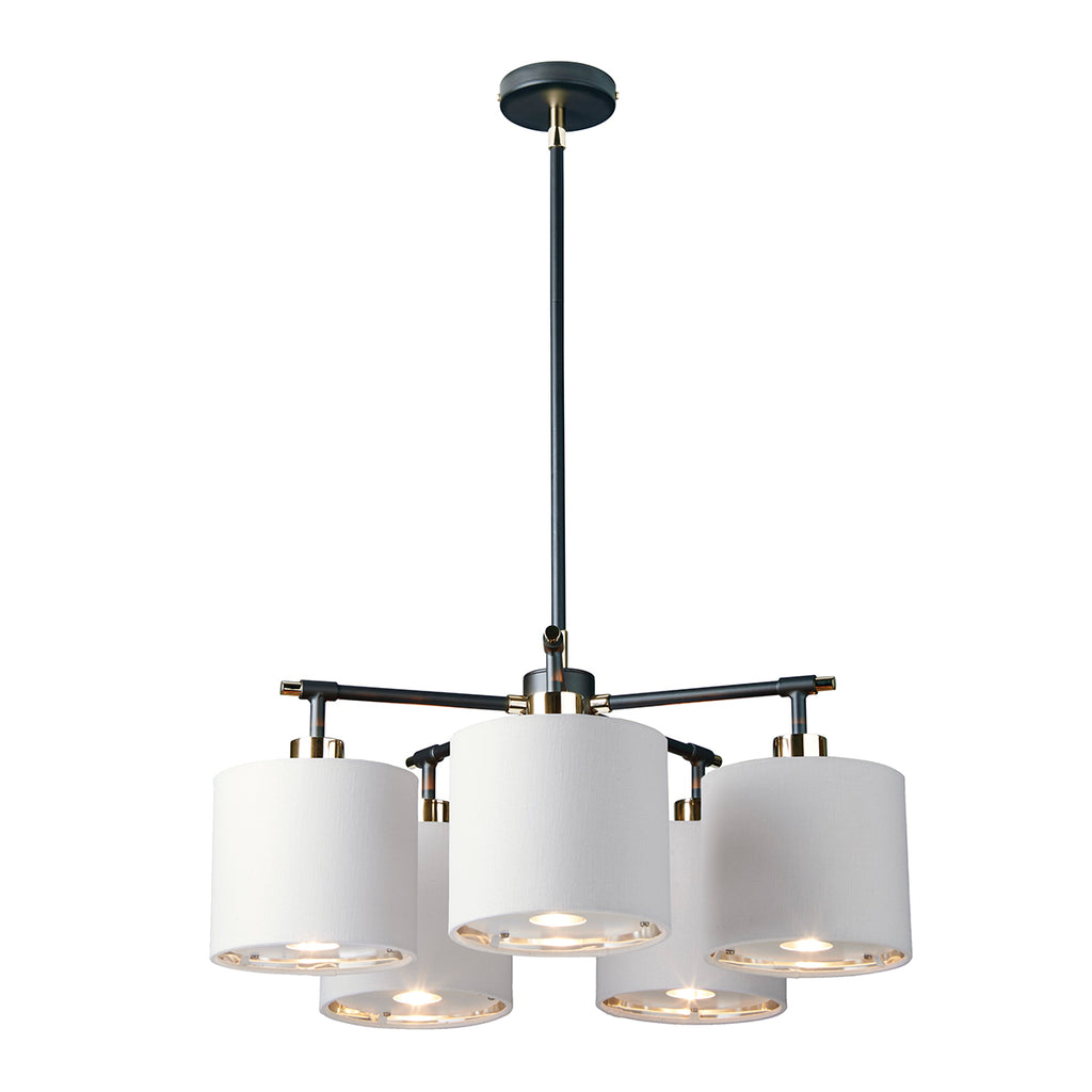 Pendelleuchte Balance (schwarz) 5x - Elstead Lighting