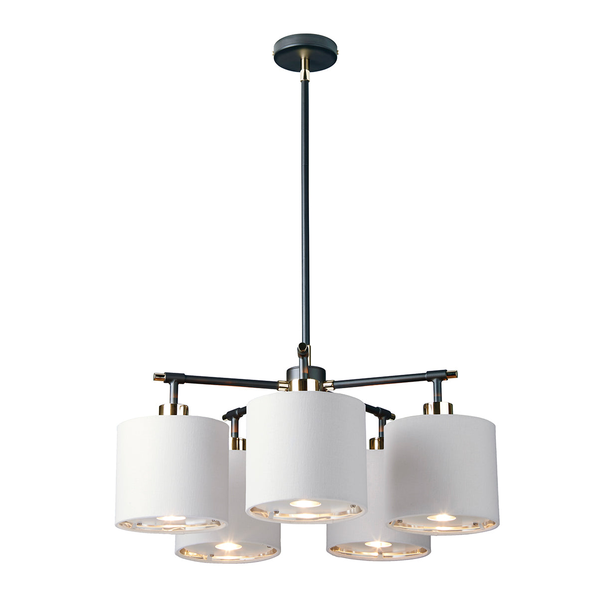Pendelleuchte Balance (schwarz) 5x - Elstead Lighting