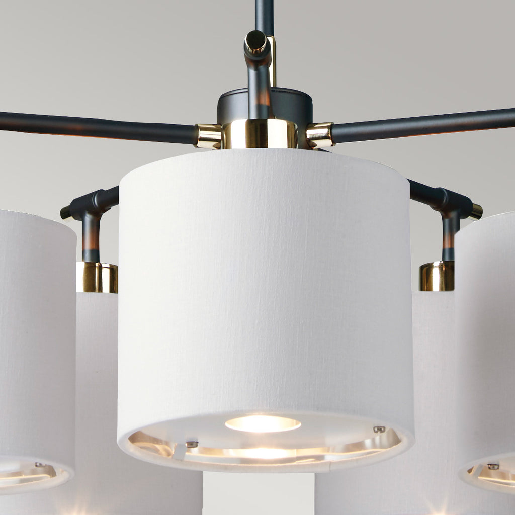 Pendelleuchte Balance (schwarz) 5x - Elstead Lighting