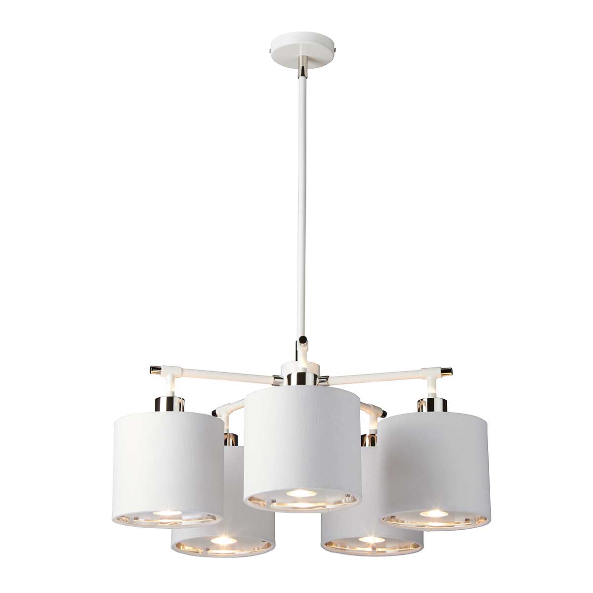 Pendelleuchte Balance (weiß) 5x - Elstead Lighting