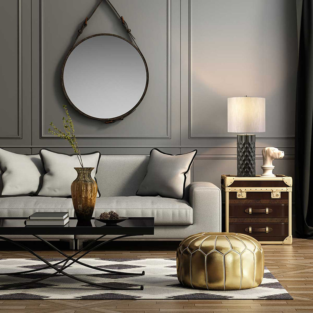 Tischleuchte Barbican (schwarz) 1x - Elstead Lighting