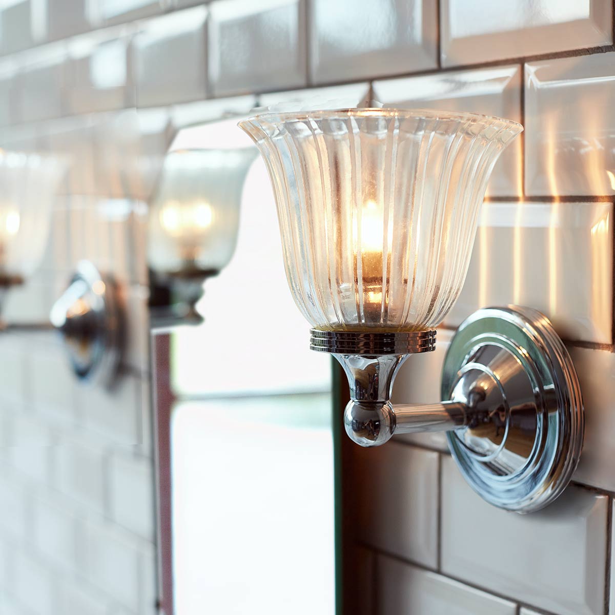Bad-Wandleuchte Austen (verchromt) 1x - Elstead Lighting