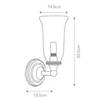 Bad-Wandleuchte Austen (verchromt) 1x - Elstead Lighting
