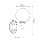 Bad-Wandleuchte Austen (verchromt) 1x - Elstead Lighting