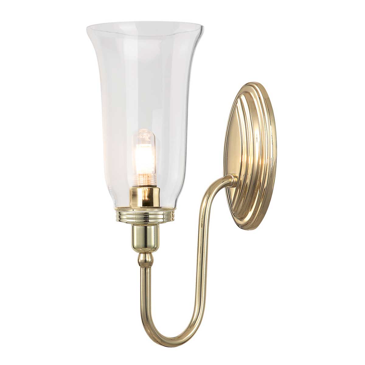 Bad-Wandleuchte Blake (messingfarben) 1x - Elstead Lighting