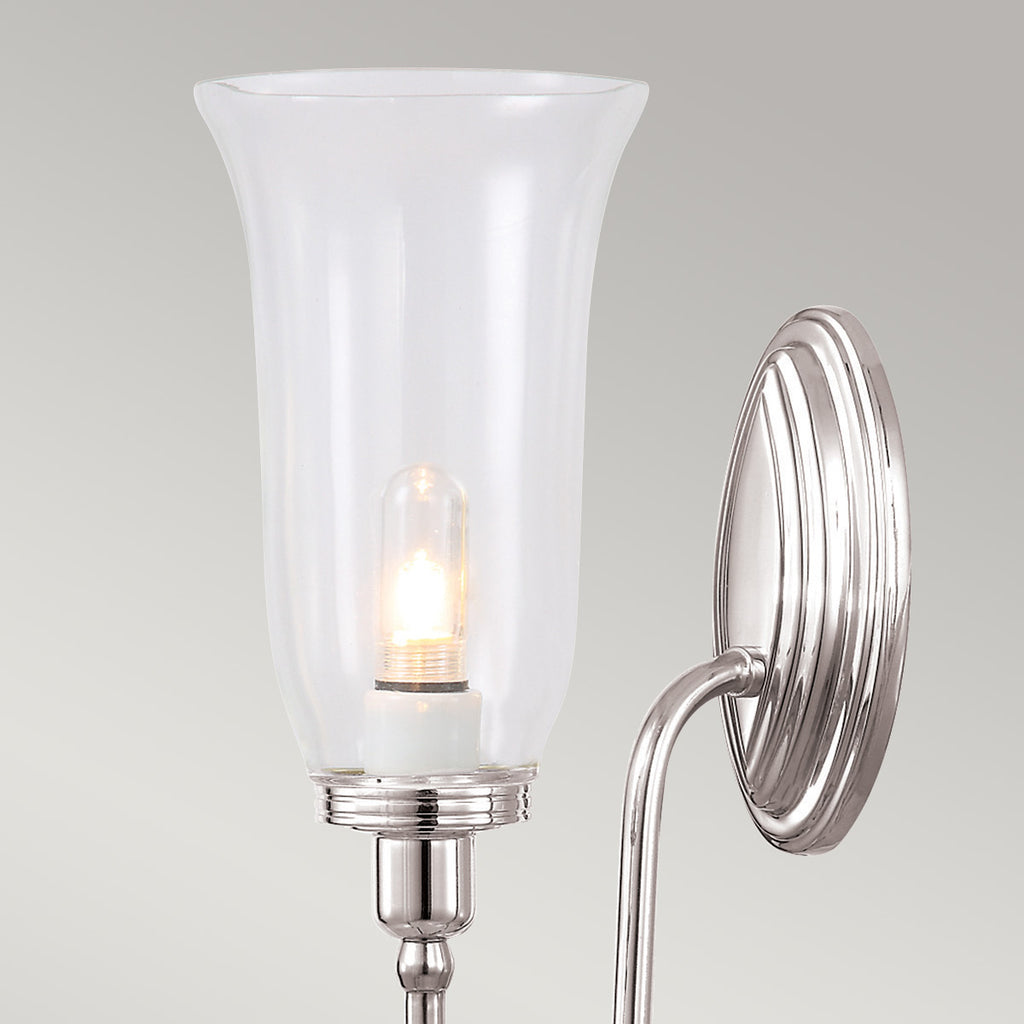 Bad-Wandleuchte Blake (Nickel) 1x - Elstead Lighting