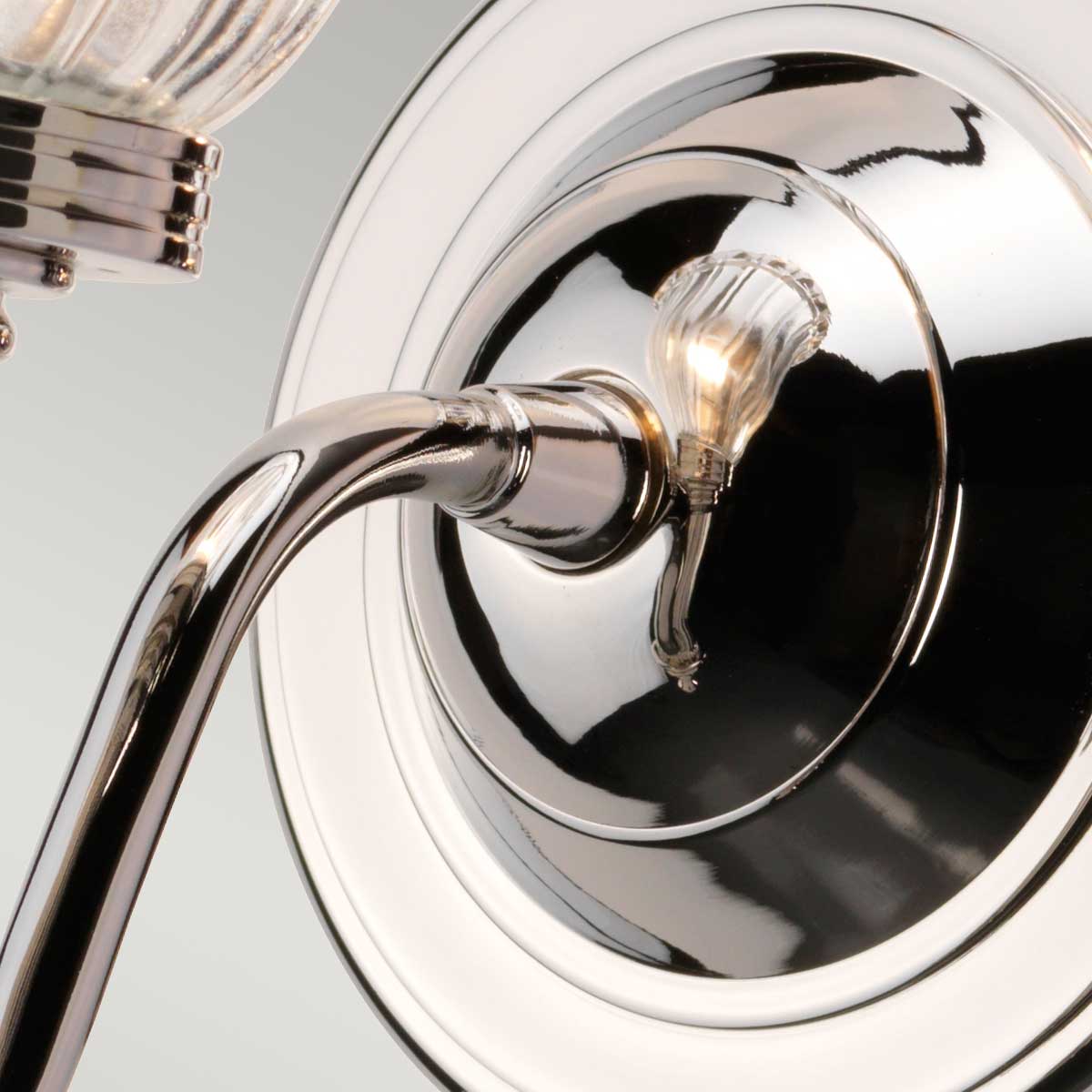 Bad-Wandleuchte Carroll (Nickel) 1x - Elstead Lighting