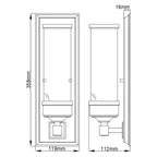 Bad-Wandleuchte Cambridge (verchromt) 1x - Elstead Lighting