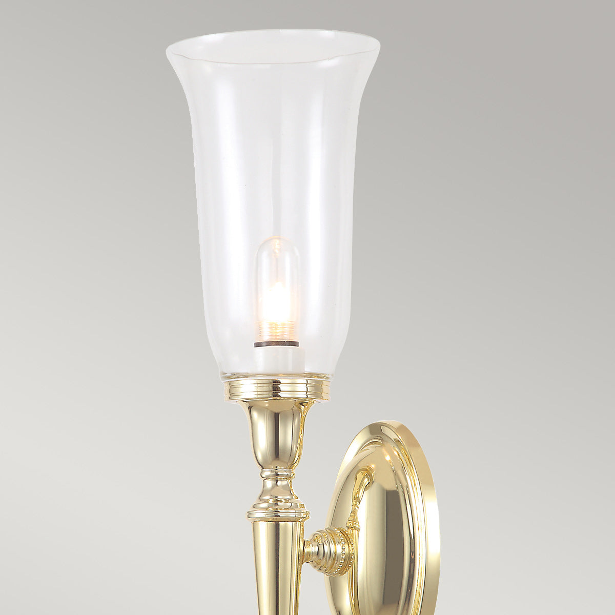 Bad-Wandleuchte Dryden (messingfarben) 1x - Elstead Lighting
