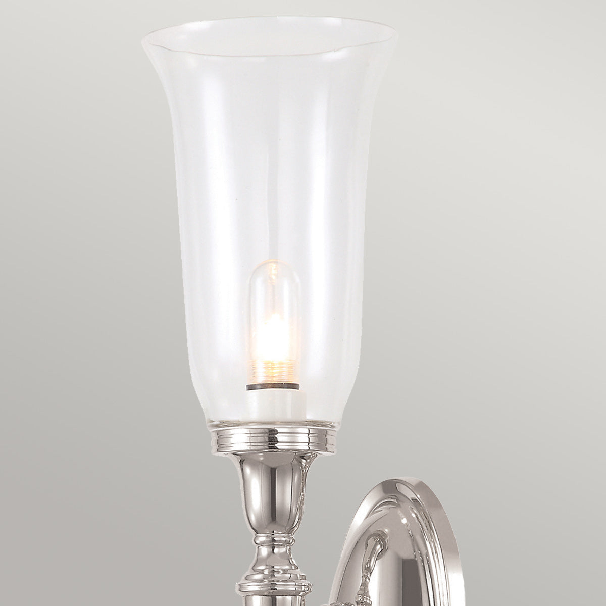 Bad-Wandleuchte Dryden (Nickel) 1x - Elstead Lighting