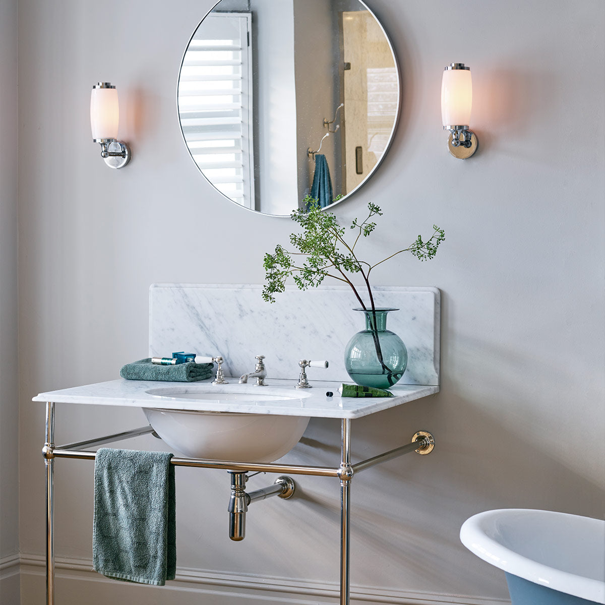 Bad-Wandleuchte Eliot (verchromt) 1x - Elstead Lighting