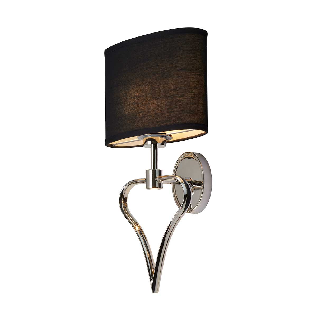 Bad-Wandleuchte Falmouth (schwarz) 1x - Elstead Lighting