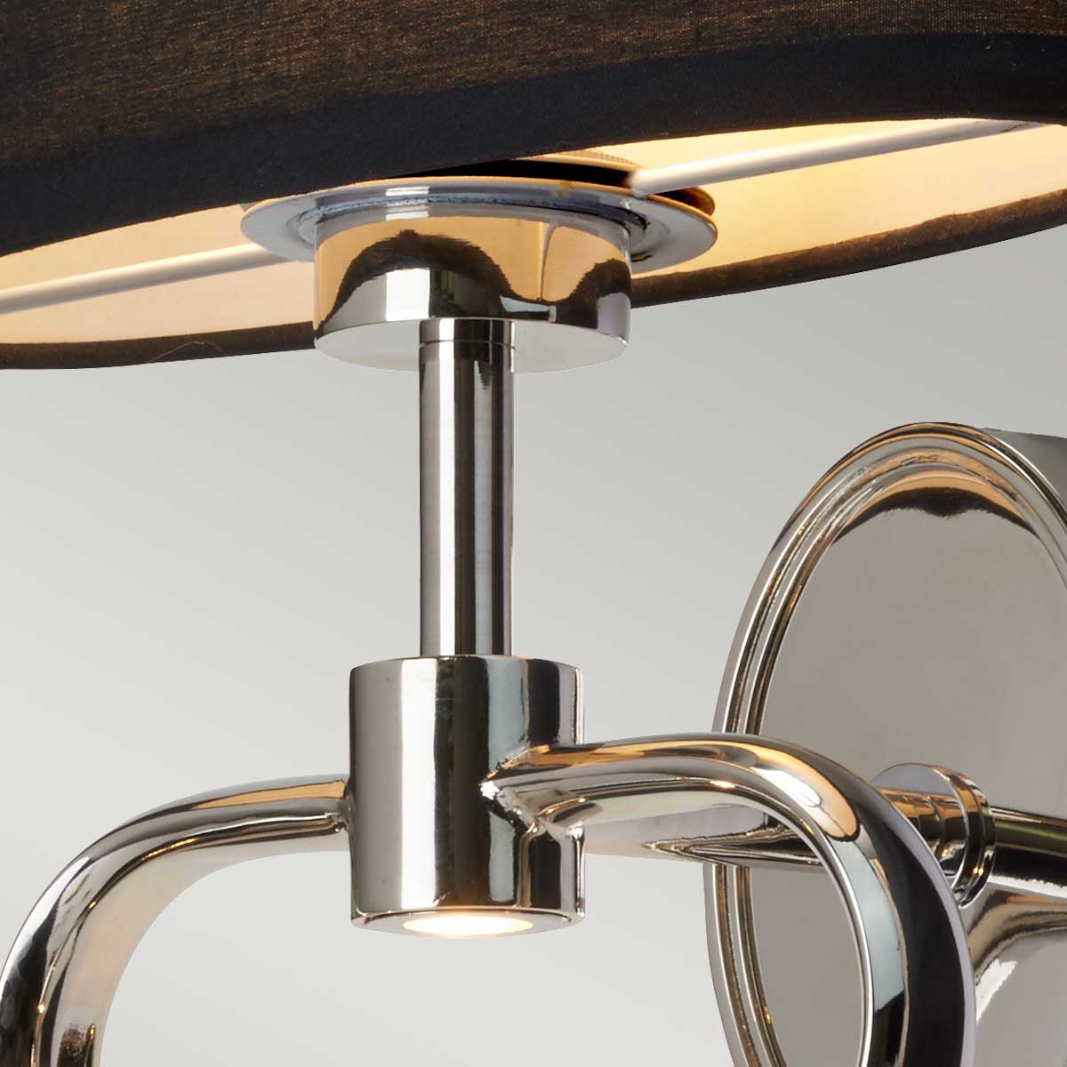Bad-Wandleuchte Falmouth (schwarz) 1x - Elstead Lighting