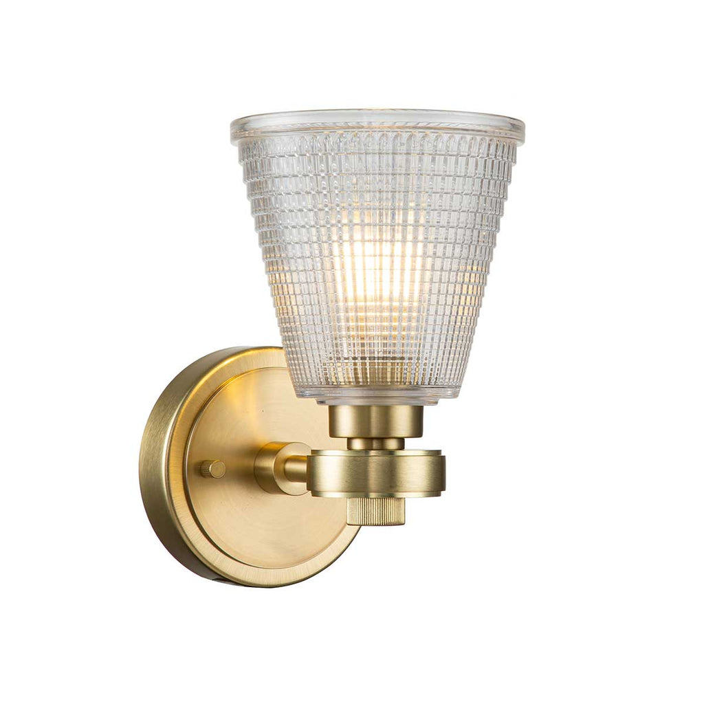 Bad-Wandleuchte Gunnislake (messingfarben) 1x - Elstead Lighting