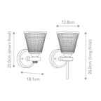 Bad-Wandleuchte Gunnislake (messingfarben) 1x - Elstead Lighting