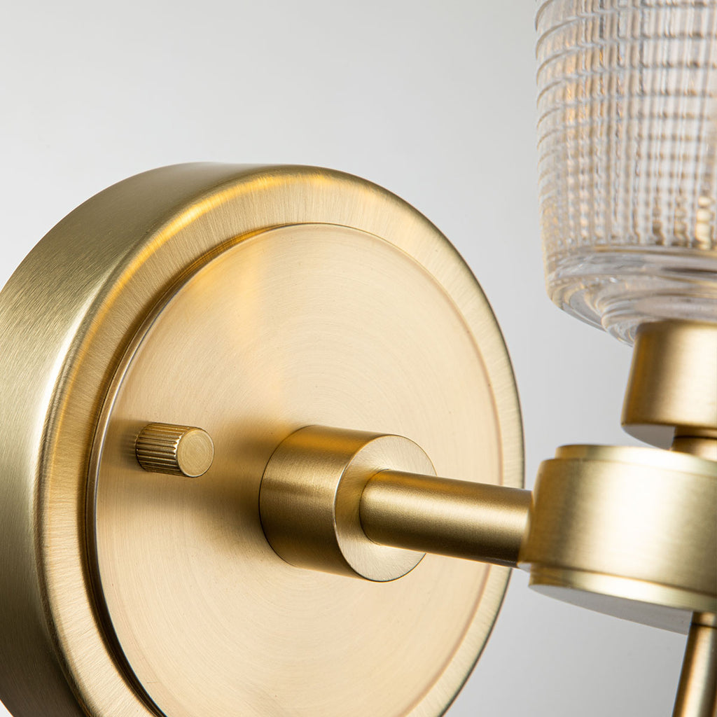 Bad-Wandleuchte Gunnislake (messingfarben) 1x - Elstead Lighting