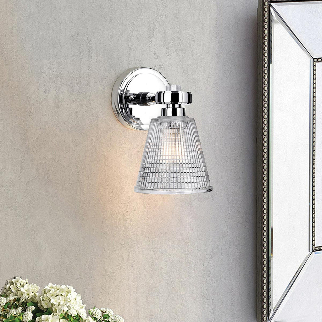 Bad-Wandleuchte Gunnislake (verchromt) 1x - Elstead Lighting