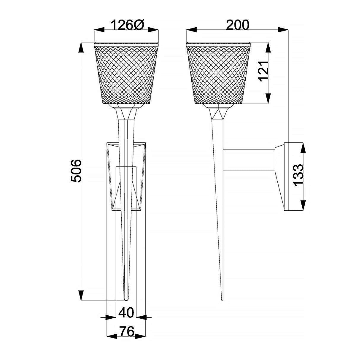 Bad-Wandleuchte Verity (verchromt) 1x - Elstead Lighting