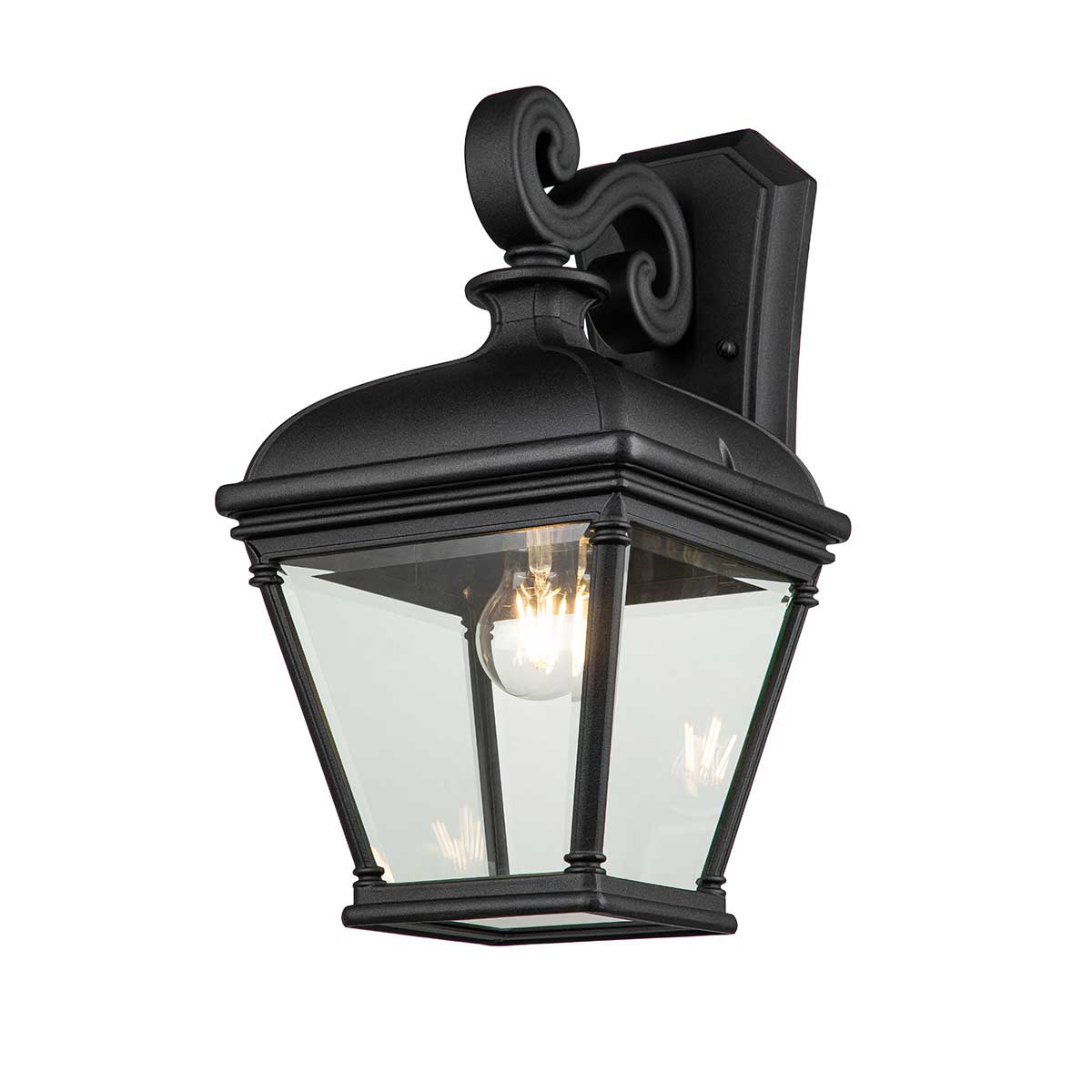 Außen-Wandleuchte Bayview (schwarz) 1x - Elstead Lighting