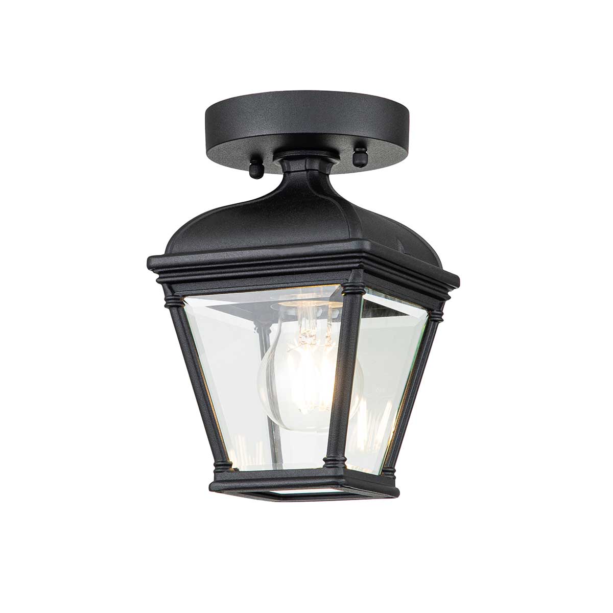 Außen-Deckenleuchte Bayview (schwarz) 1x - Elstead Lighting