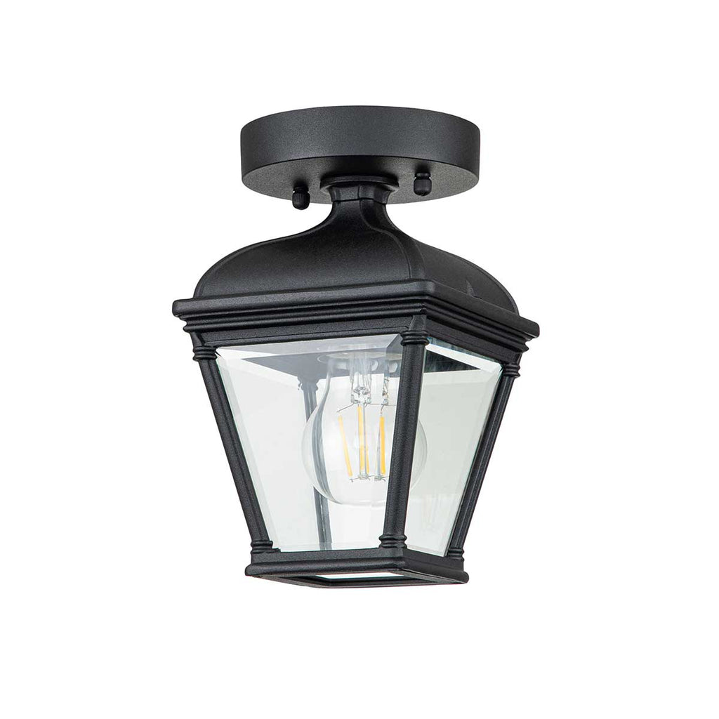 Außen-Deckenleuchte Bayview (schwarz) 1x - Elstead Lighting