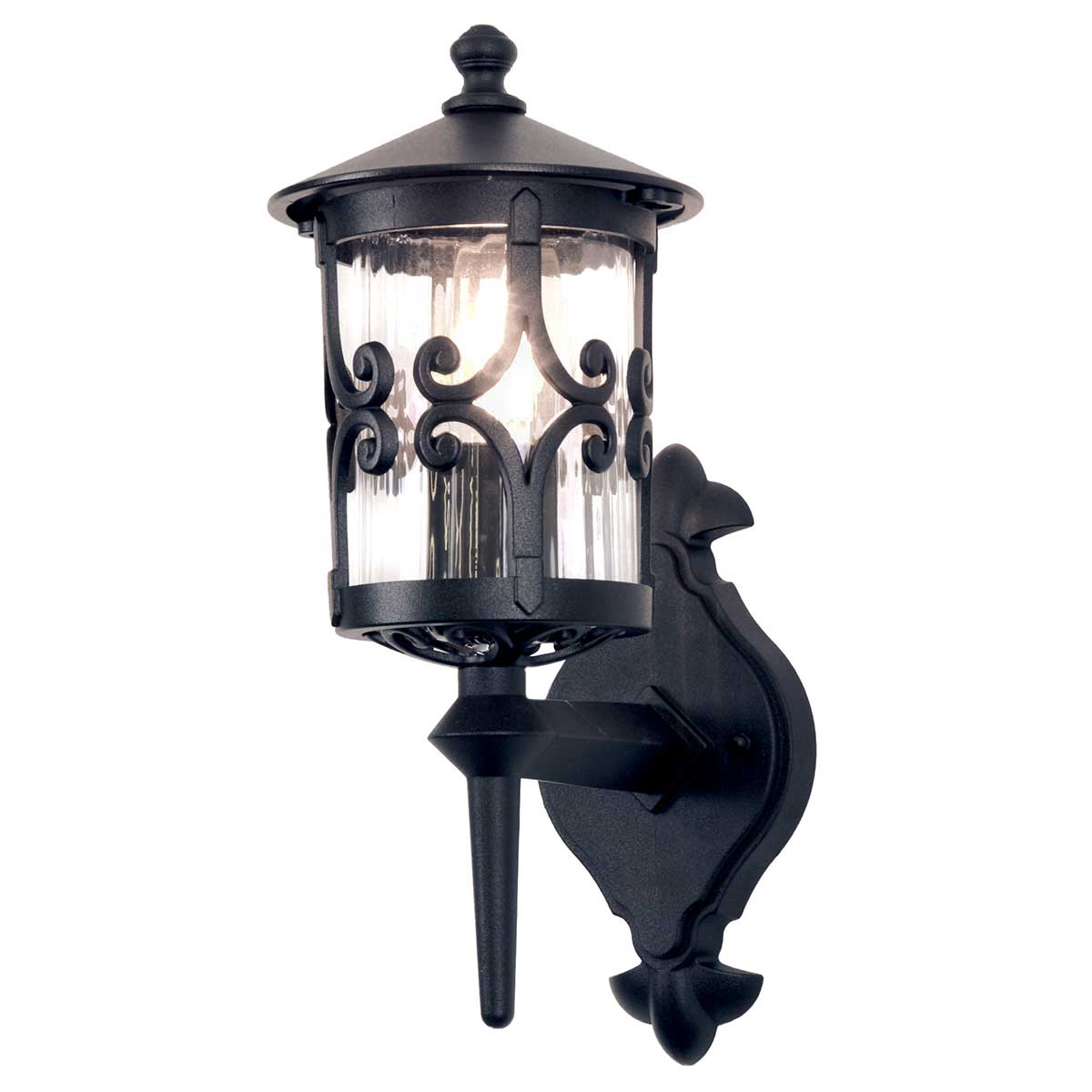Außen-Wandleuchte Hereford (schwarz) 1x - Elstead Lighting