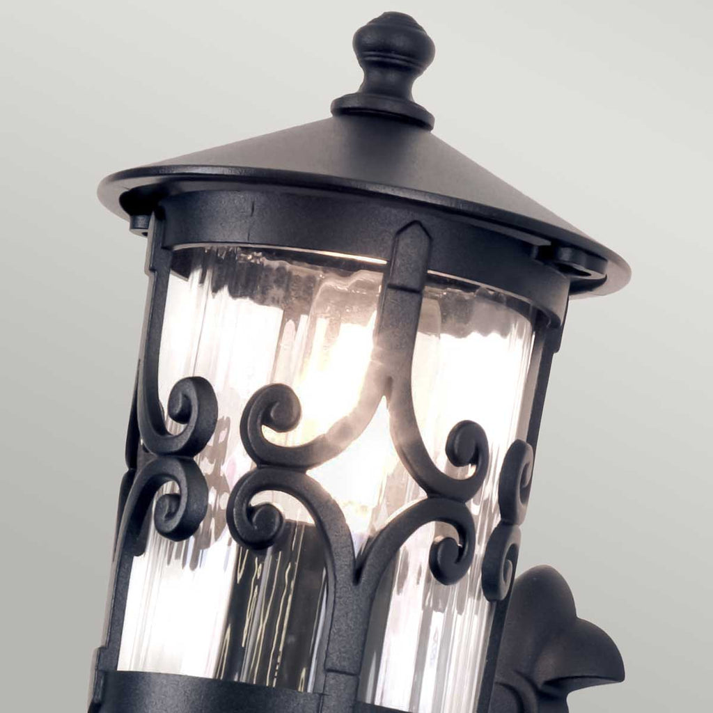 Außen-Wandleuchte Hereford (schwarz) 1x - Elstead Lighting