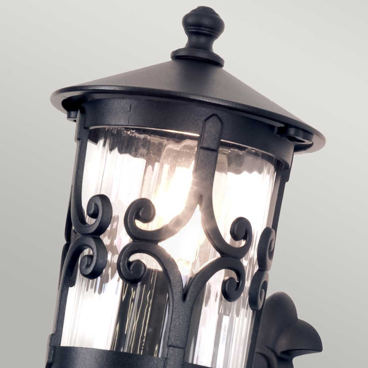 Außen-Wandleuchte Hereford (schwarz) 1x - Elstead Lighting