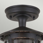 Außen-Deckenleuchte Hereford (schwarz) 1x - Elstead Lighting