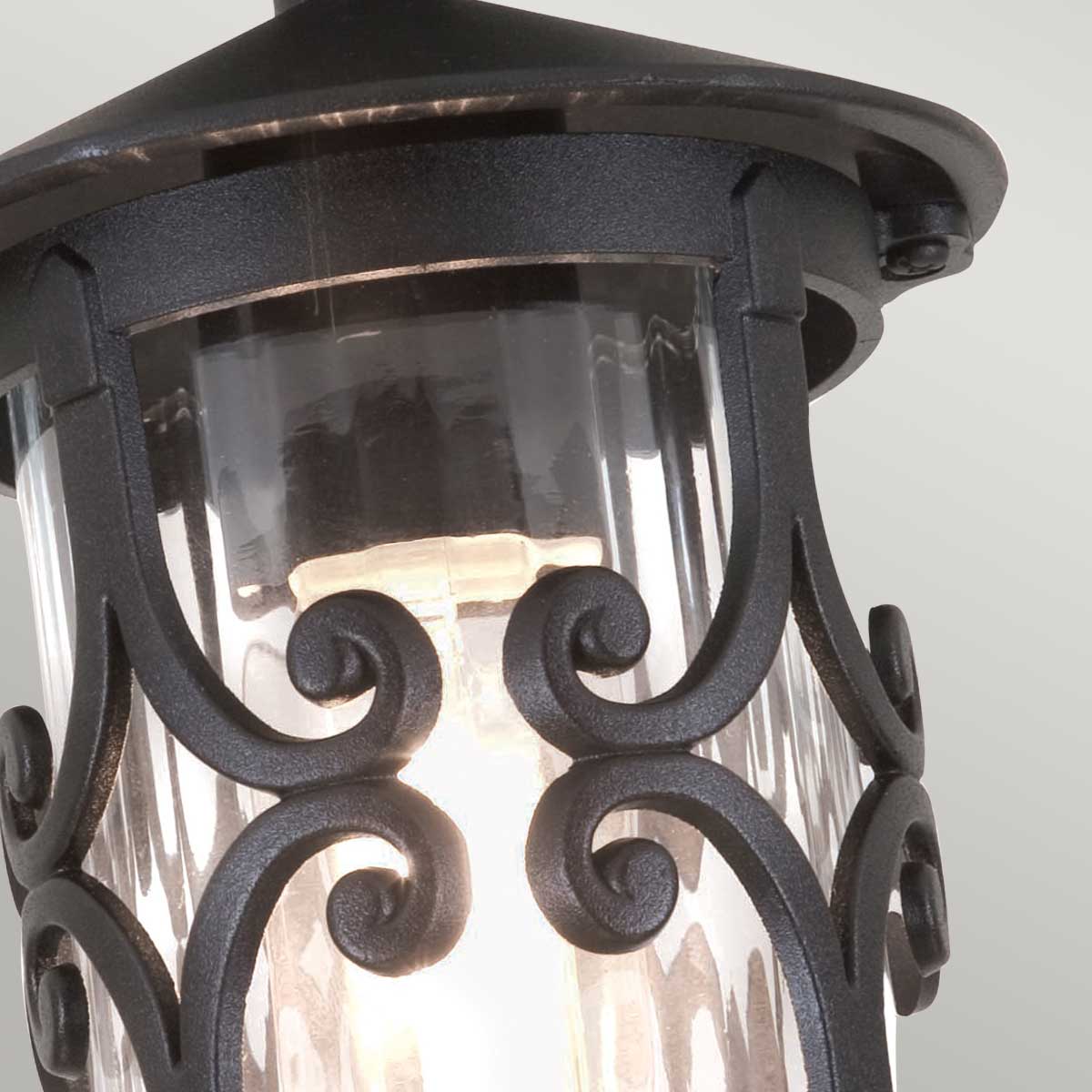 Außen-Deckenleuchte Hereford (schwarz) 1x - Elstead Lighting