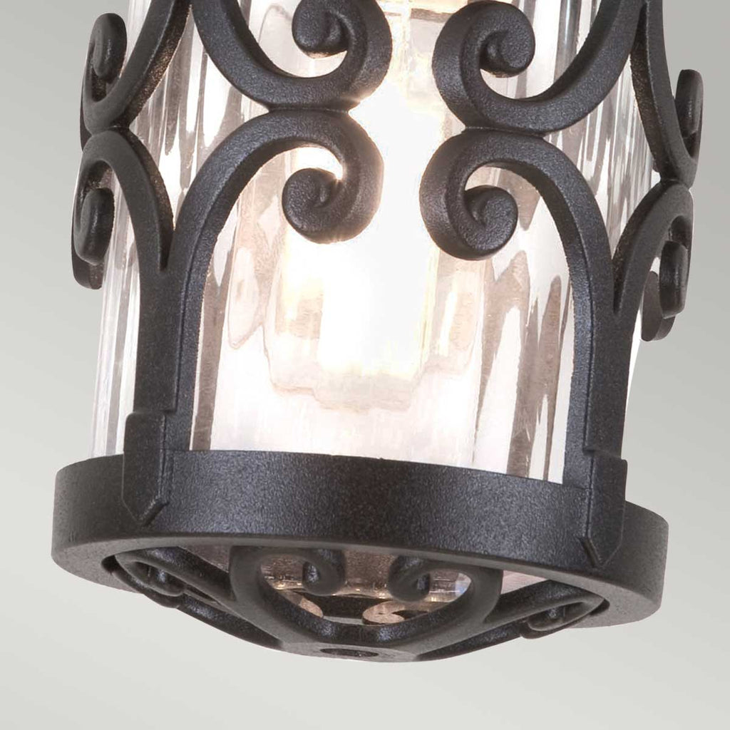 Außen-Deckenleuchte Hereford (schwarz) 1x - Elstead Lighting