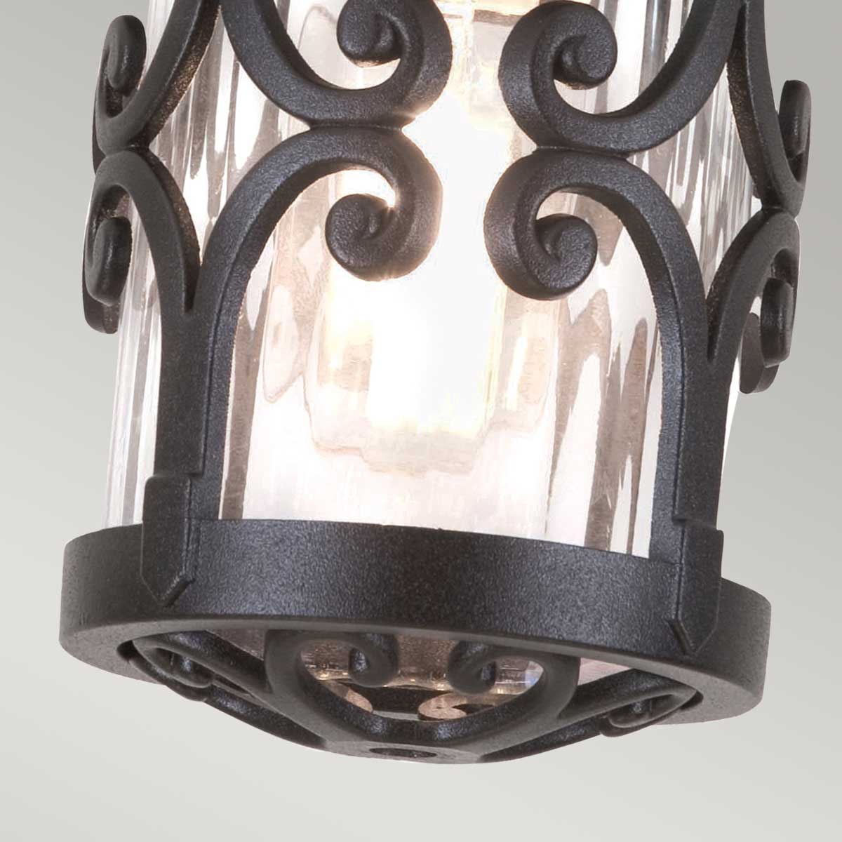 Außen-Deckenleuchte Hereford (schwarz) 1x - Elstead Lighting