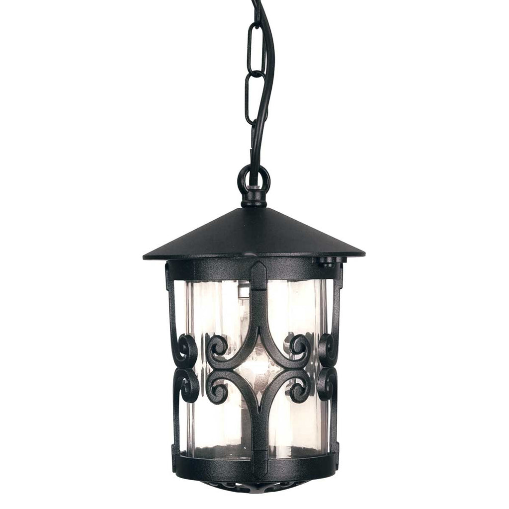 Außen-Pendelleuchte Hereford (schwarz) 1x - Elstead Lighting