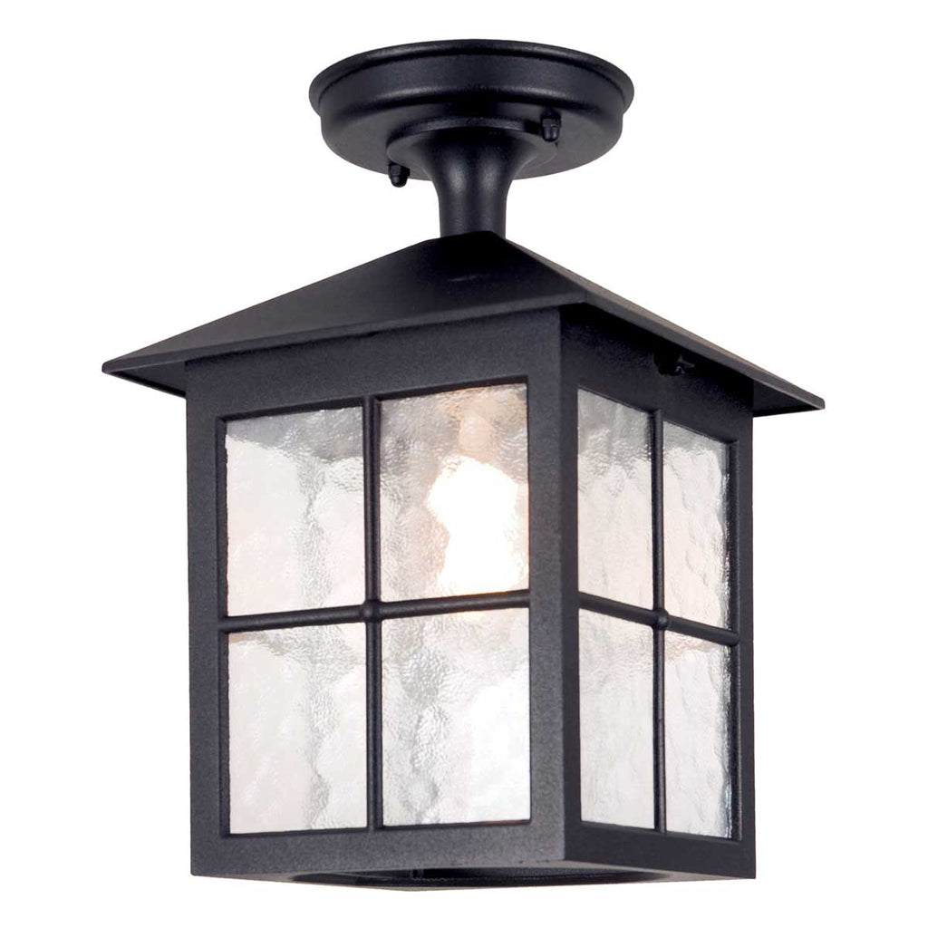 Außen-Deckenleuchte Winchester (schwarz) 1x - Elstead Lighting