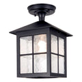 Außen-Deckenleuchte Winchester (schwarz) 1x - Elstead Lighting