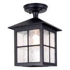 Außen-Deckenleuchte Winchester (schwarz) 1x - Elstead Lighting