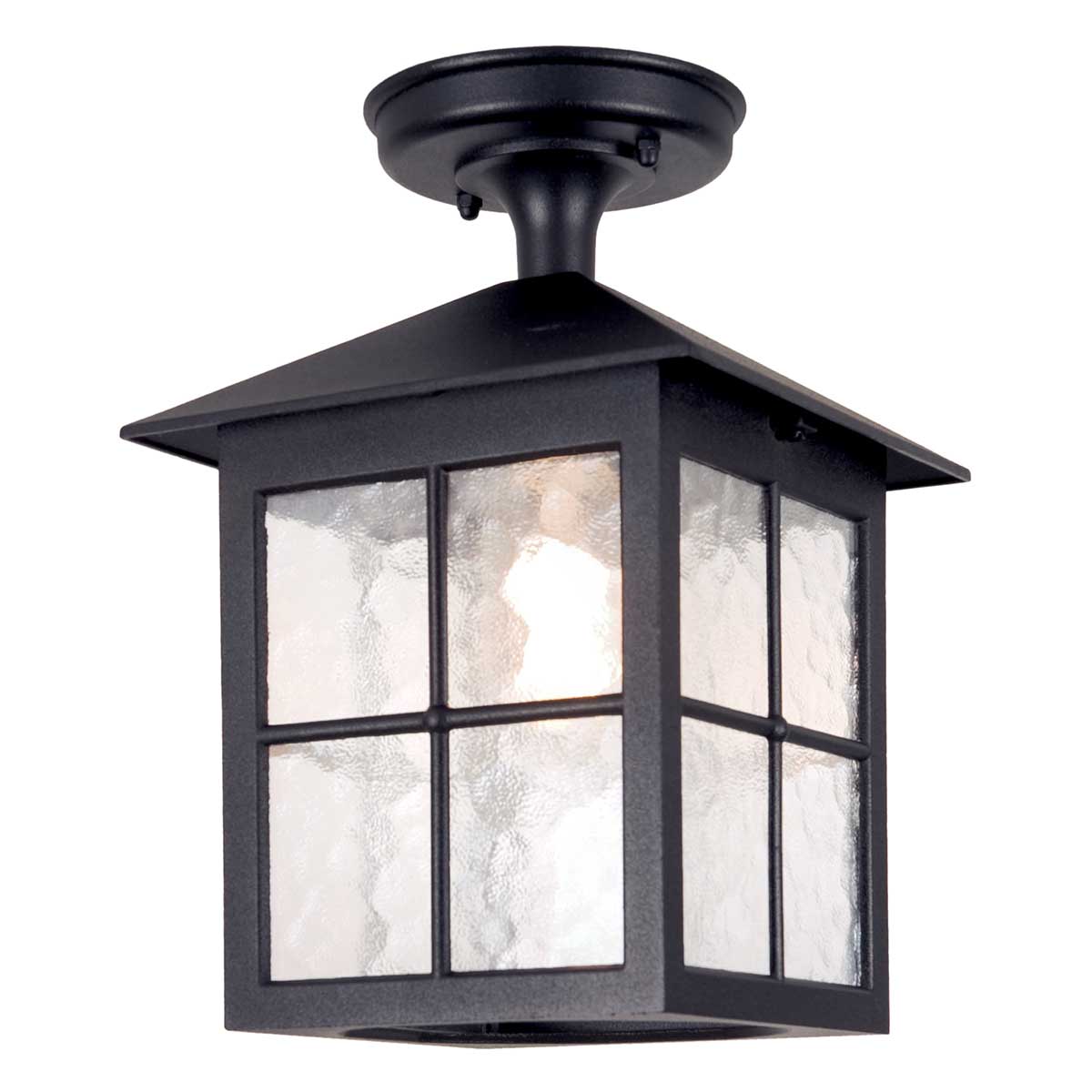 Außen-Deckenleuchte Winchester (schwarz) 1x - Elstead Lighting