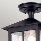 Außen-Deckenleuchte Winchester (schwarz) 1x - Elstead Lighting