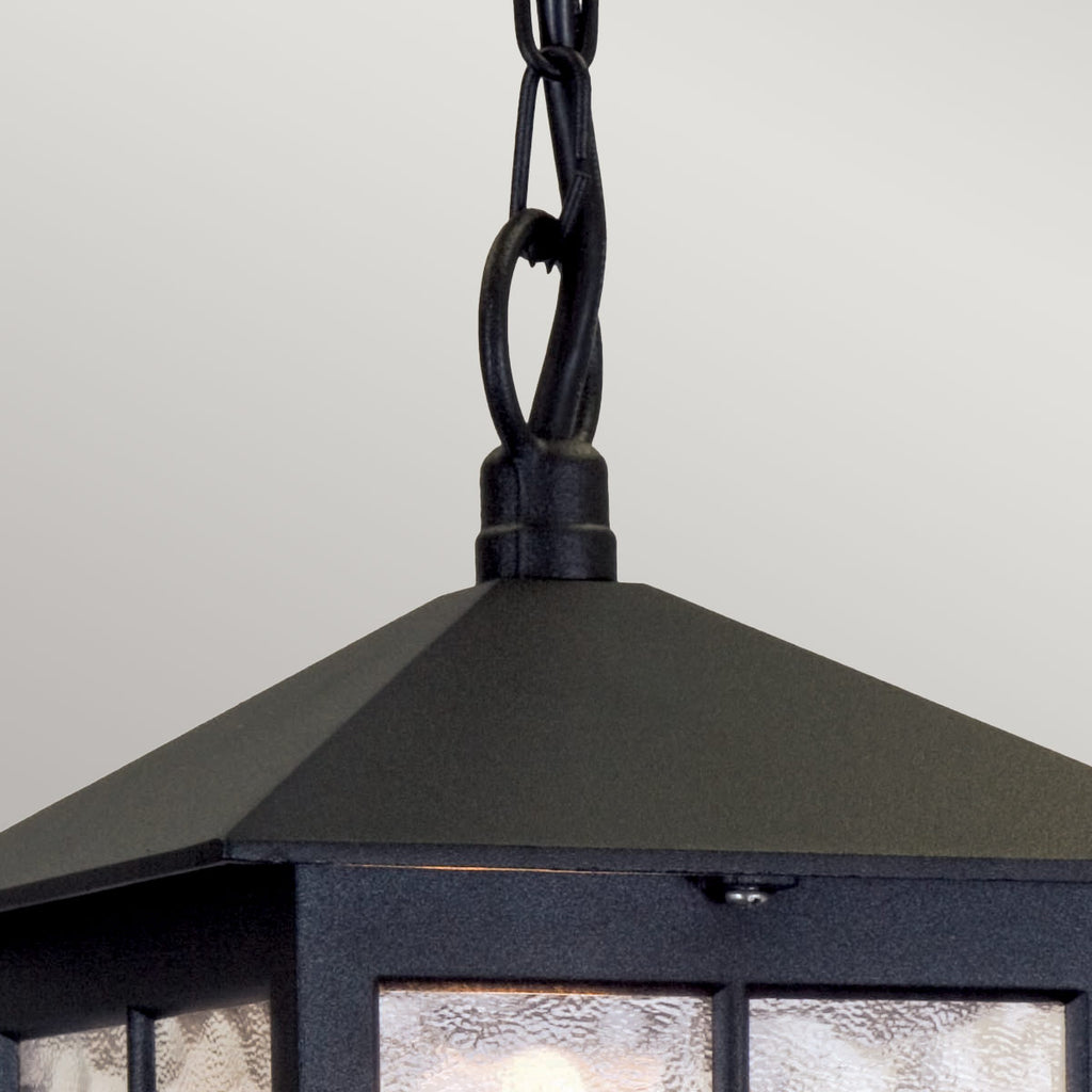 Außen-Pendelleuchte Winchester (schwarz) 1x - Elstead Lighting