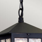 Außen-Pendelleuchte Winchester (schwarz) 1x - Elstead Lighting