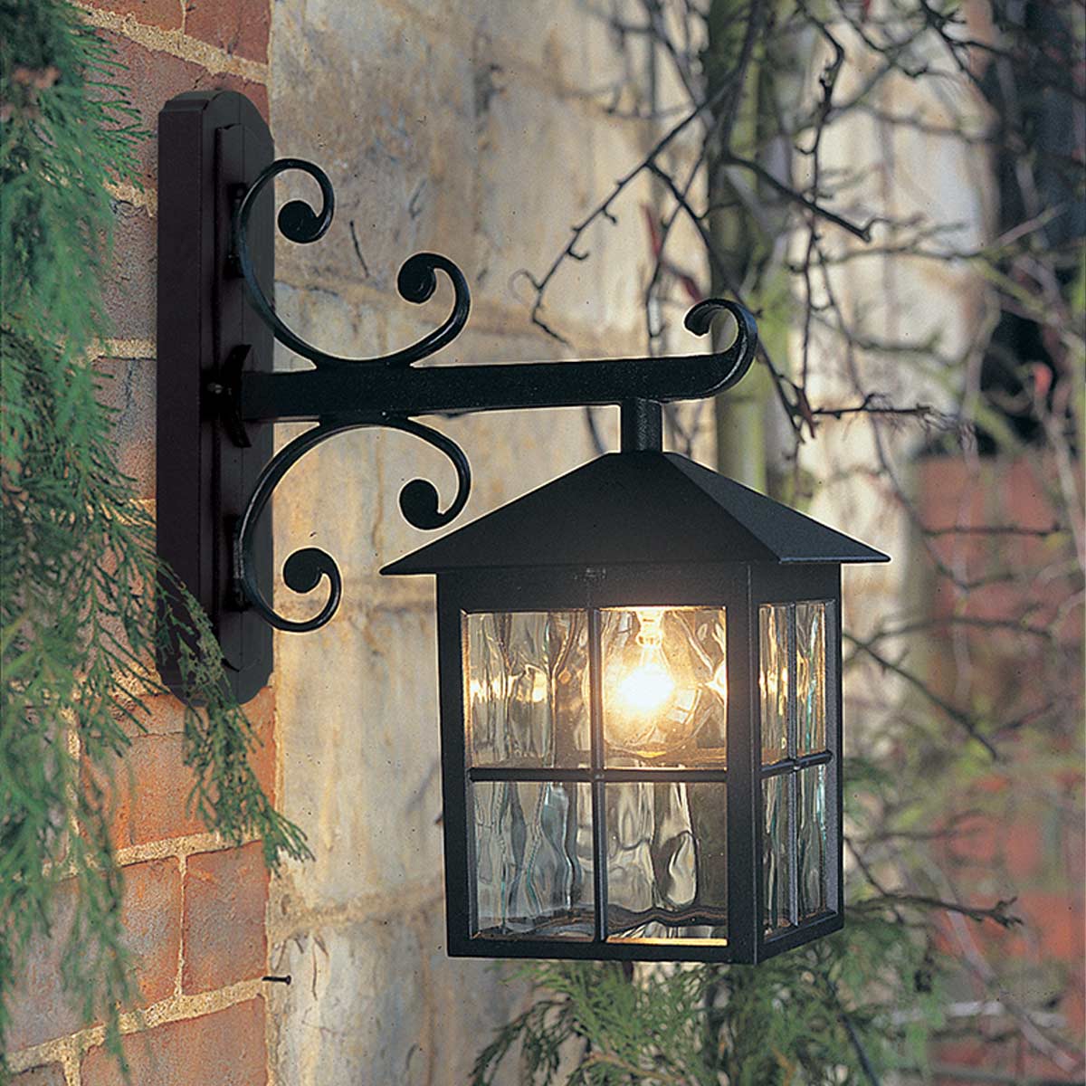 Außen-Wandleuchte Winchester (schwarz) 1x - Elstead Lighting