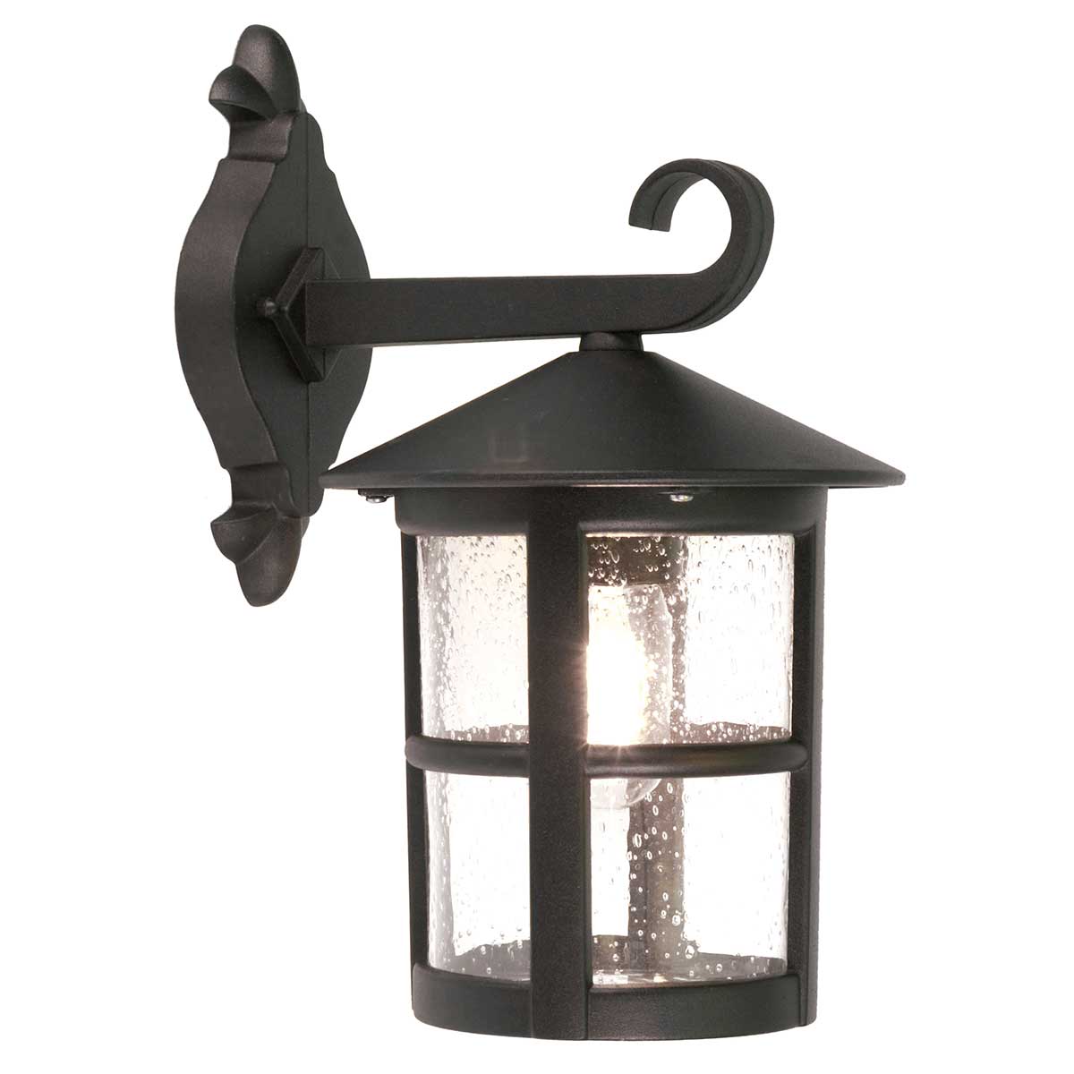 Außen-Wandleuchte Hereford (schwarz) 1x - Elstead Lighting