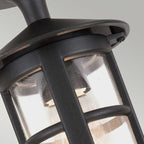 Außen-Deckenleuchte Hereford (schwarz) 1x - Elstead Lighting
