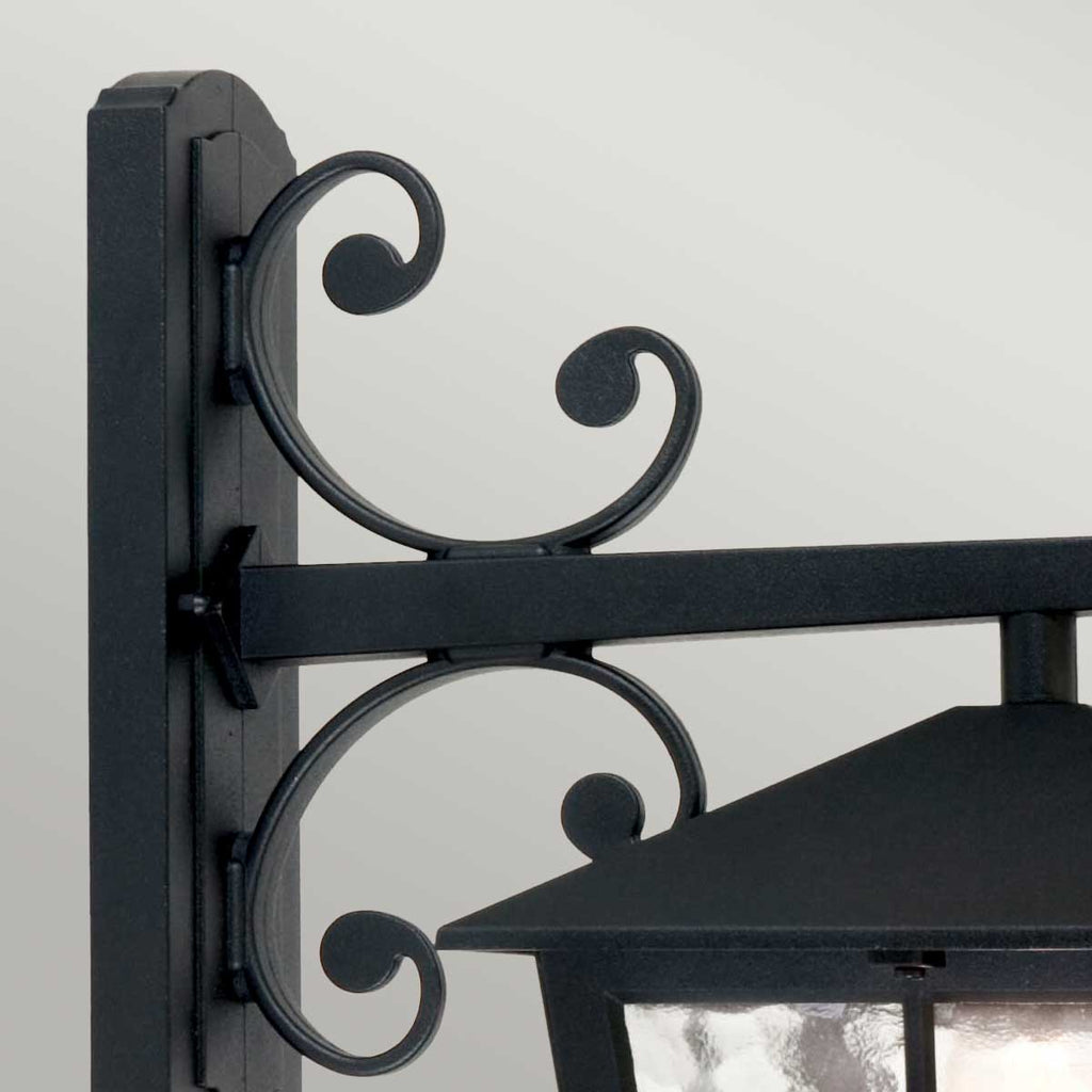 Außen-Wandleuchte Canterbury (schwarz) 1x - Elstead Lighting