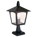 Außen-Sockelleuchte York (schwarz) 1x - Elstead Lighting