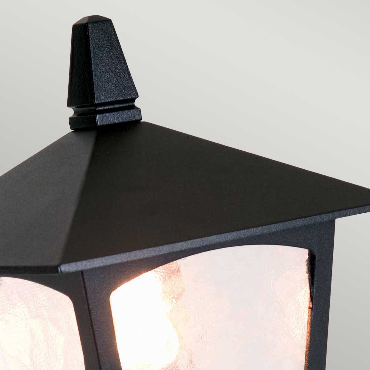 Außen-Sockelleuchte York (schwarz) 1x - Elstead Lighting