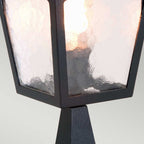 Außen-Sockelleuchte York (schwarz) 1x - Elstead Lighting