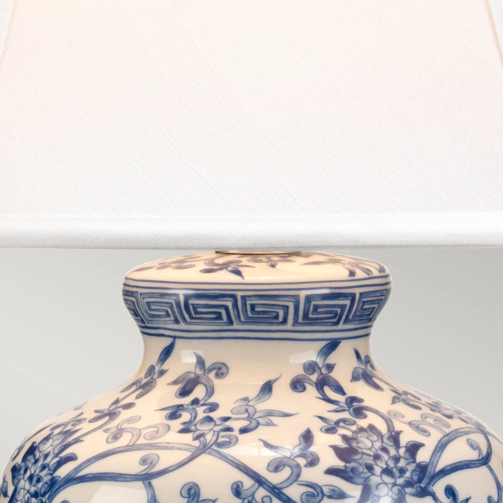 Tischleuchte Blue Ginger Jar (weiß) 1x - Elstead Lighting